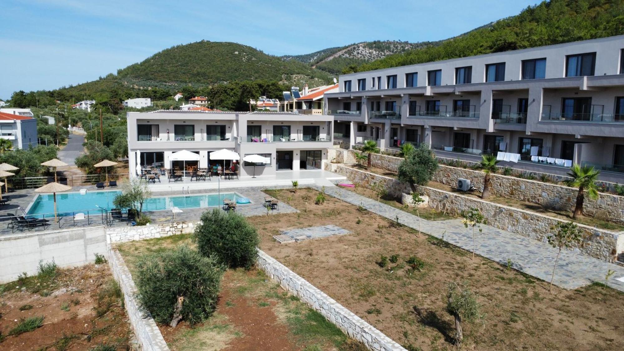 Rachoni Amazing Rooms And Maisonettes Skala Rachoni  Luaran gambar