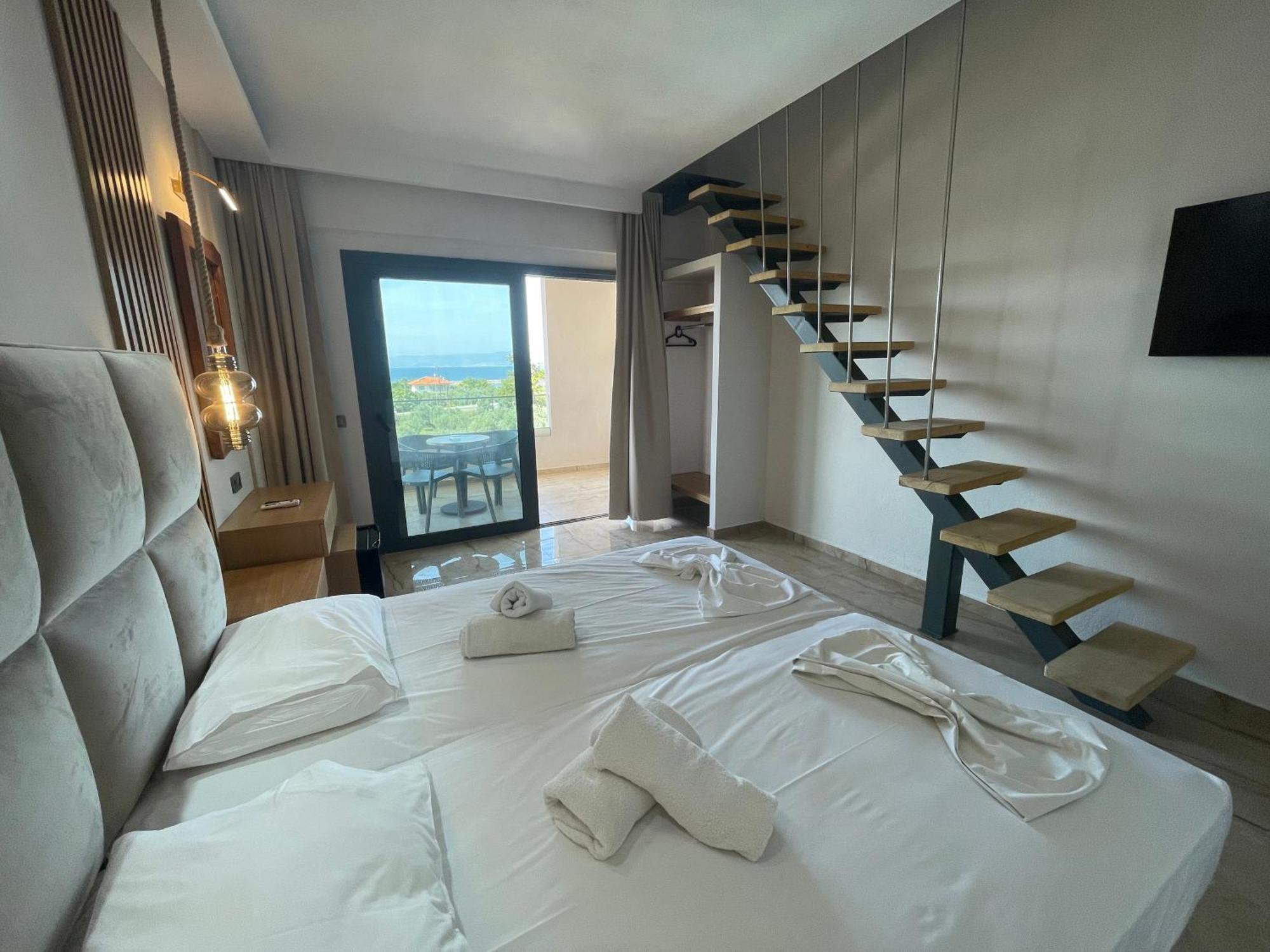 Rachoni Amazing Rooms And Maisonettes Skala Rachoni  Luaran gambar